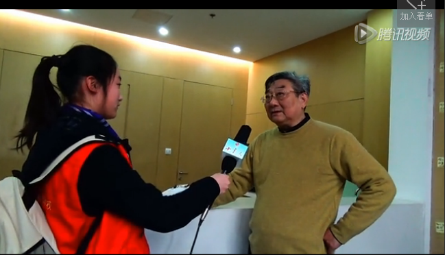 《小主人报》小记者采访“晒墨宝杯”首届全国小主人书法大赛总顾问韩天衡