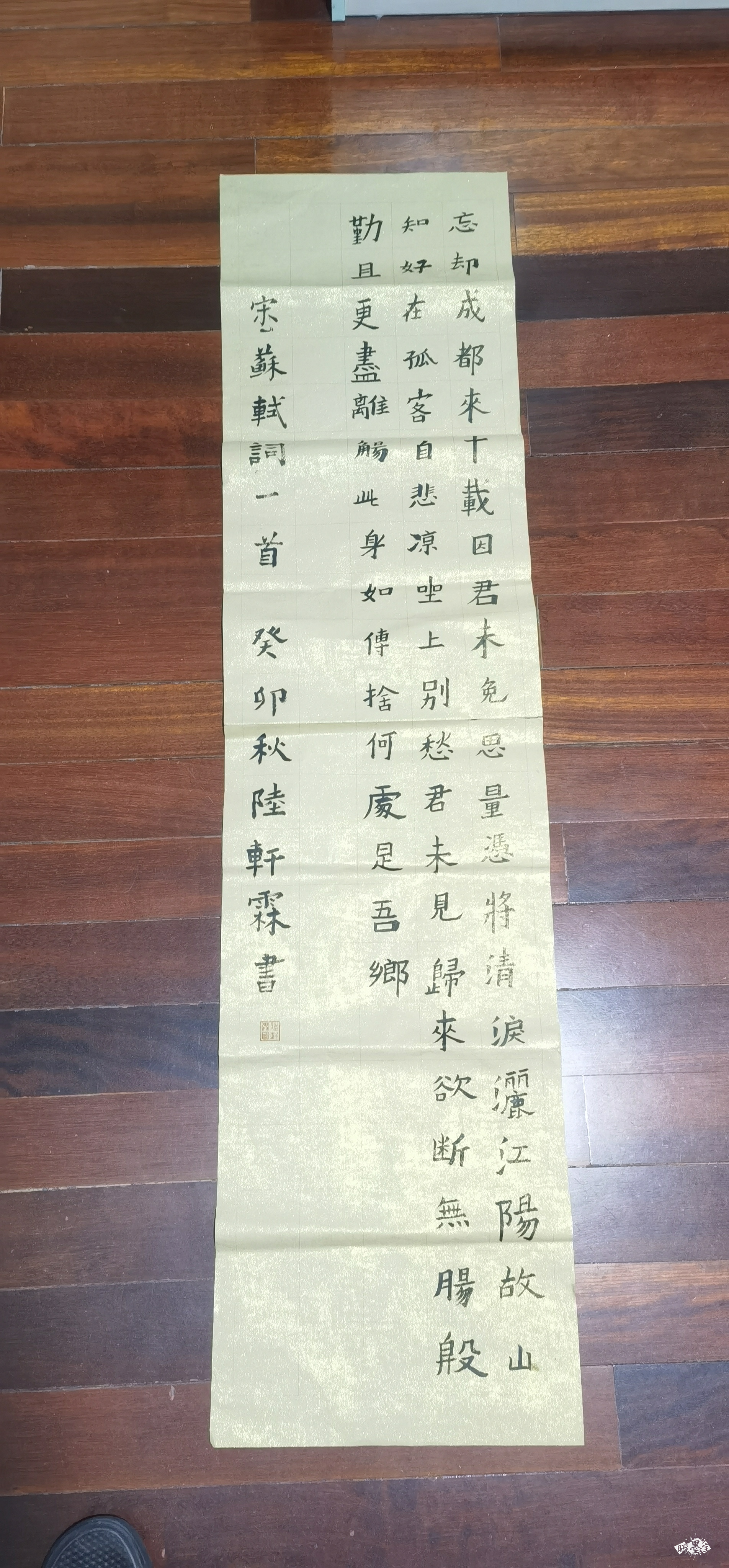 苏轼词临江仙送王缄