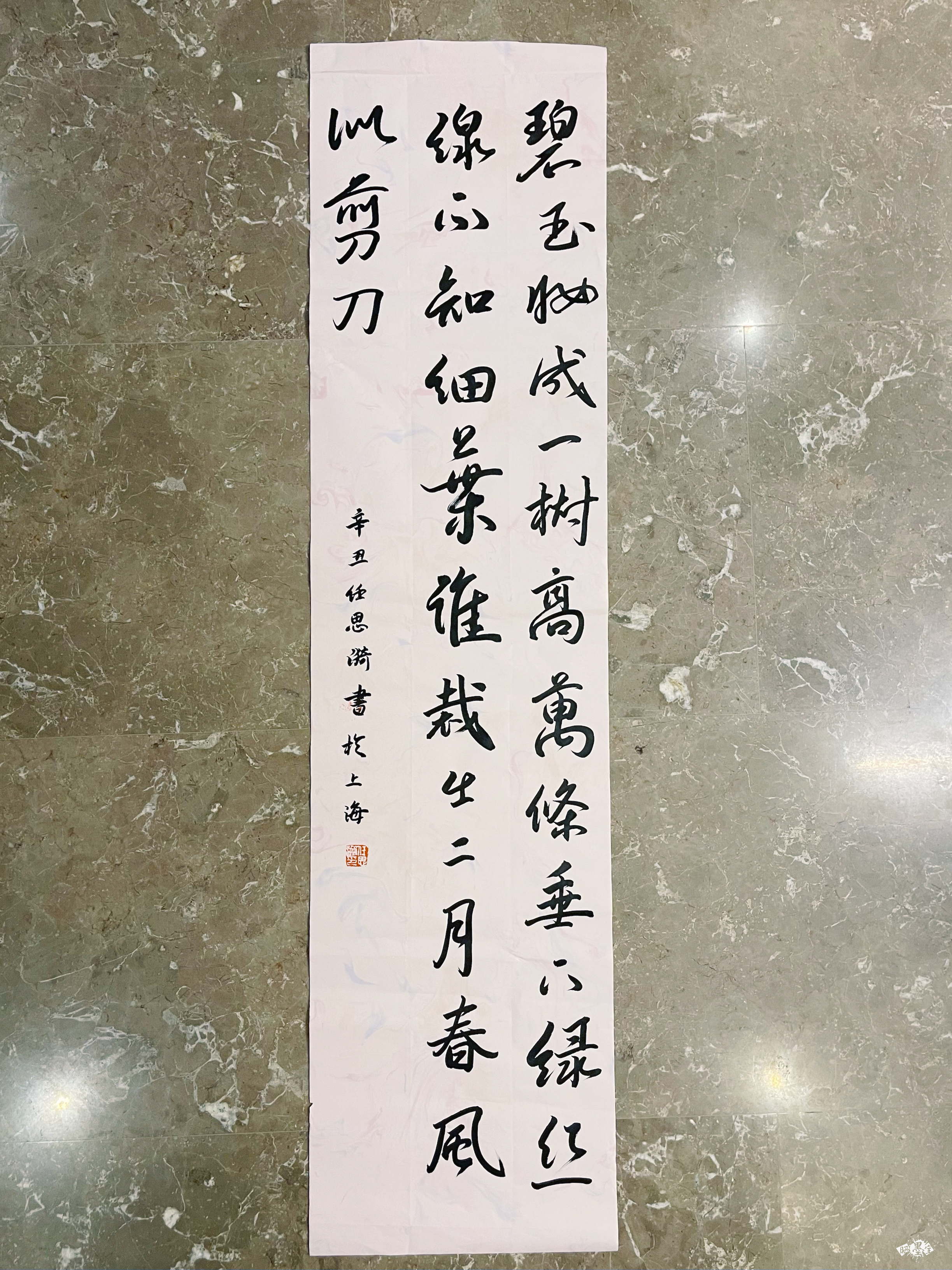 《咏柳》 - 第七届全国小主人书法大赛 - 龙的在线晒墨宝_晒墨宝_小