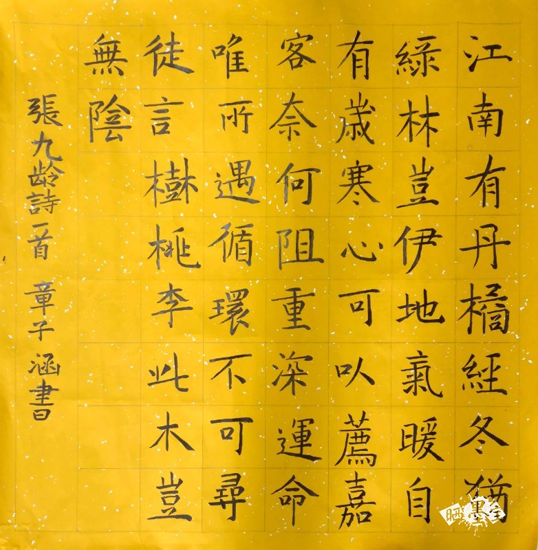 章子涵张九龄感遇江南有丹橘